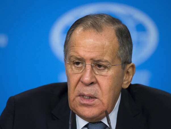 Szergej Lavrov orosz külügyminiszter (Fotó: Beta/AP)
