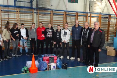 A tornatermi felszerelés átadása Temerinben (Góbor Béla felvétele)