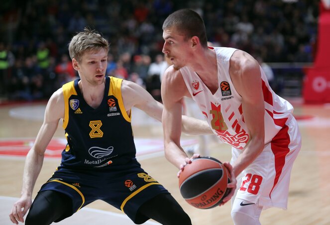 A 21 éves Simanić a Zvezda legjobbja volt az oroszok ellen (Fotó: Beta) A 21 éves Simanić a Zvezda legjobbja volt az oroszok ellen (Fotó: Beta)