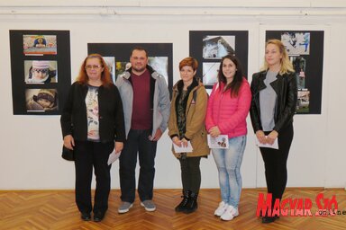A Csöppnyi diadalok címmel meghirdetett fotópályázat díjazottjai (Csincsik Zsolt felvétele)
