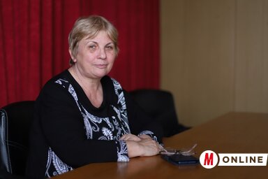 Zsidai Erzsébet, a Nők Kishegyesi Fórumának elnök asszonya (Lakatos János felvétele)
