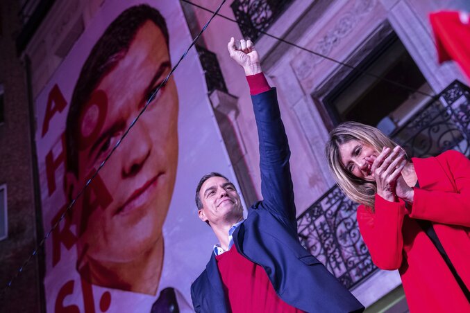 Pedro Sánchez ügyvezető szocialista kormányfő (Fotó: Beta/AP) Pedro Sánchez ügyvezető szocialista kormányfő (Fotó: Beta/AP)