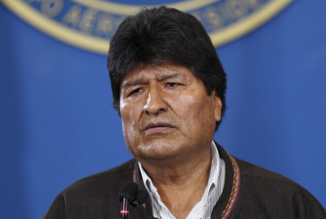 Evo Morales (Fotó: Beta/AP)