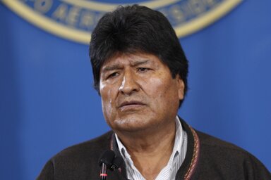 Evo Morales (Fotó: Beta/AP)