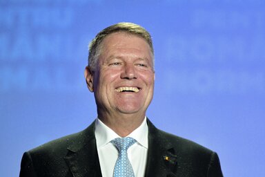 Klaus Iohannis (Fotó: Beta/AP)