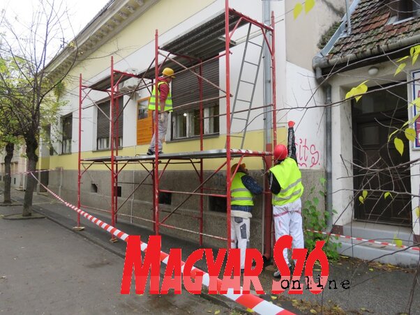 A munkálatok várhatóan a jövő év elején fejeződnek be (Fotó: Patyi Szilárd) A munkálatok várhatóan a jövő év elején fejeződnek be (Fotó: Patyi Szilárd)