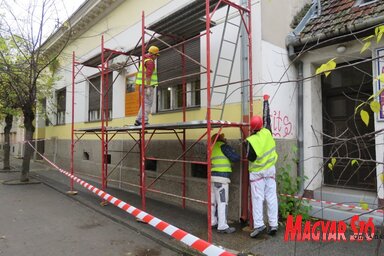 A munkálatok várhatóan a jövő év elején fejeződnek be (Fotó: Patyi Szilárd)