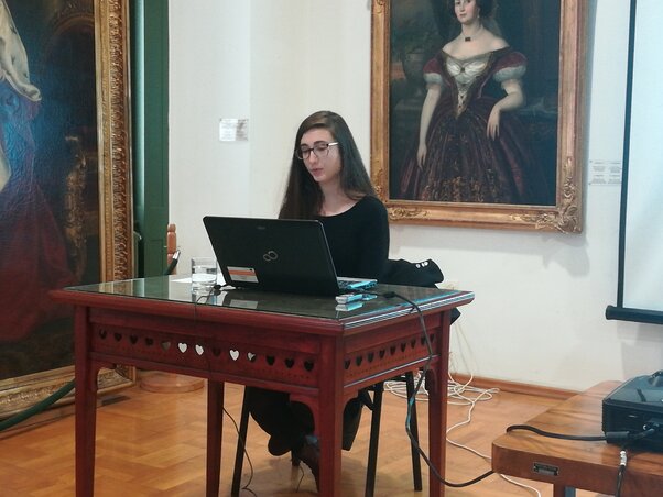 Kucor Tamara a Szabadkai Városi Múzeumban Kucor Tamara a Szabadkai Városi Múzeumban