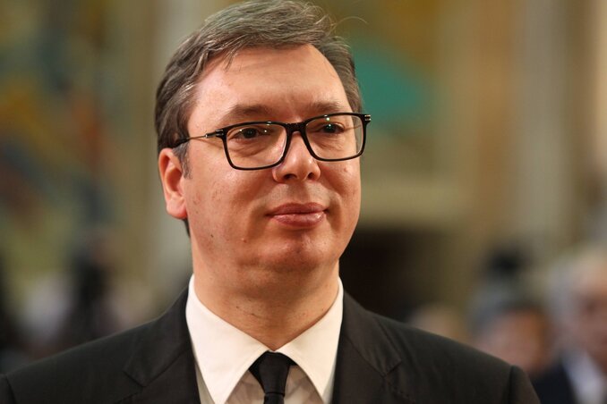 Aleksandar Vučić: A szerbiai fizetések mindenképp el fogják érni az 500 eurós szintet (Fotó: Beta) Aleksandar Vučić: A szerbiai fizetések mindenképp el fogják érni az 500 eurós szintet (Fotó: Beta)