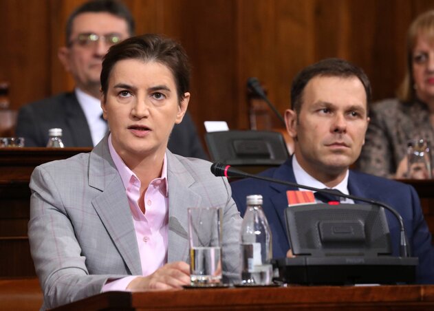 Ana Brnabić és Siniša Mali ismertette a jövő évi költségvetés tartalmát (Fotó: Beta)