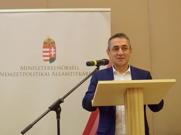 Potápi Árpád János nemzetpolitikáért felelős államtitkár az egri rendezvényen (Fotó: Facebook / Potápi Árpád János) Potápi Árpád János nemzetpolitikáért felelős államtitkár az egri rendezvényen (Fotó: Facebook / Potápi Árpád János)