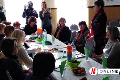 A Női Fórum elnökségi ülésén (Herceg Elizabetta felvétele)