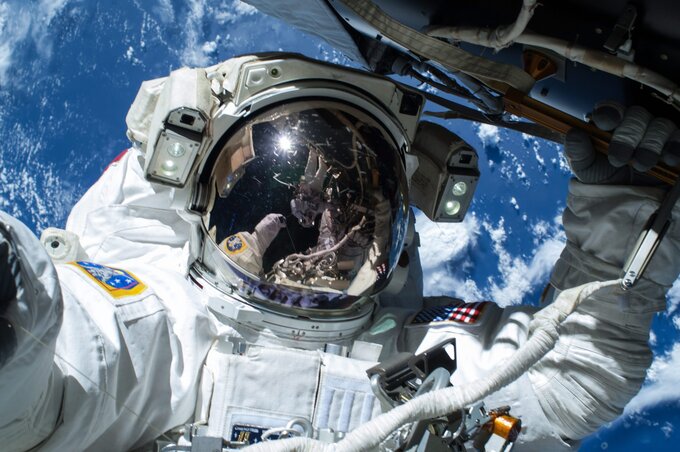 Barry Wilmore amerikai űrhajós (Fotó: MTI/EPA/NASA)