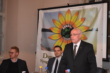 Mgr. Hajnal Jenő, a Magyar Nemzeti Tanács elnöke (Fotó: L. Móger Tímea)