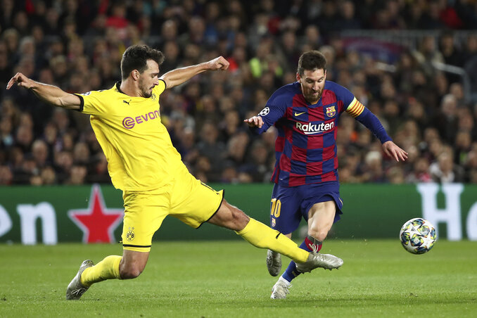 Messinek Hummels sem jelentett problémát (Fotó: Beta/AP) Messinek Hummels sem jelentett problémát (Fotó: Beta/AP)