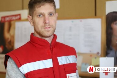 Fontányi Andor, a Vöröskereszt kishegyesi szervezetének titkára (Lakatos János felvétele)