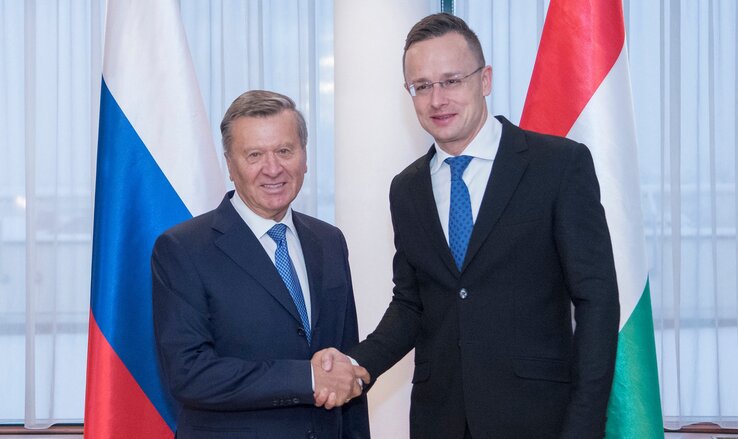 Szijjártó Péter a Gazprom elnökével tárgyalt (Fotó: MTI/KKM/Burger Zsolt)