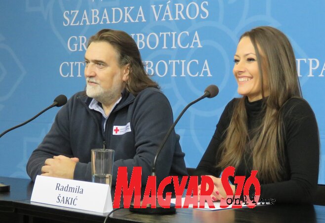 Zoran Molnar és Radmila Šakić (Fotó: Patyi Szilárd)