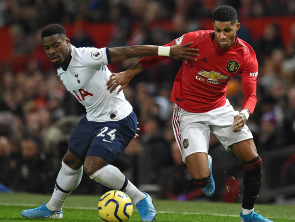 Rashford ficánkolt a Tottenham ellen (Fotó: Beta/AP)