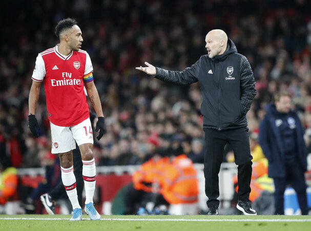 Ljungberg és Aubameyang (Fotó: Beta/AP)