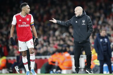 Ljungberg és Aubameyang (Fotó: Beta/AP)