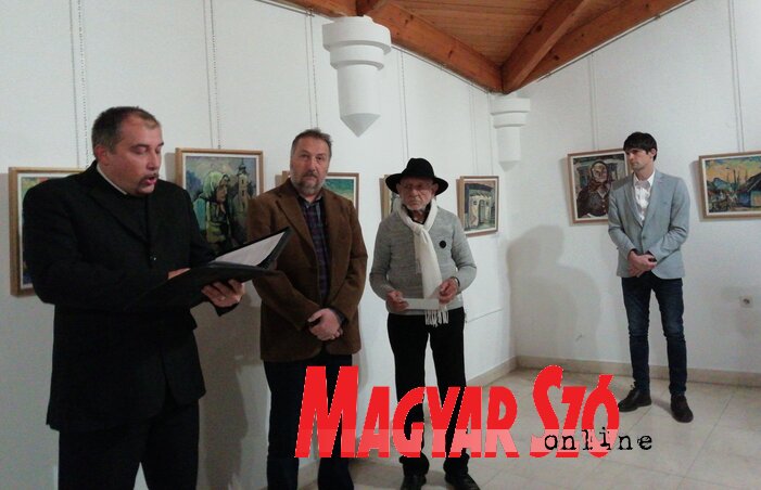 Szatmári Elemér, Kovács Emil Lajos, Kerekes Sándor és Sutus Áron (Fotó: Szalma Brigitta) Szatmári Elemér, Kovács Emil Lajos, Kerekes Sándor és Sutus Áron (Fotó: Szalma Brigitta)
