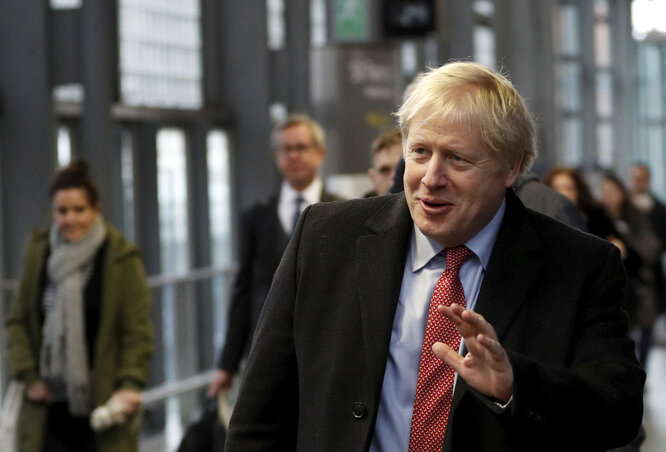Boris Johnson brit miniszterelnök (Fotó: Beta/AP)