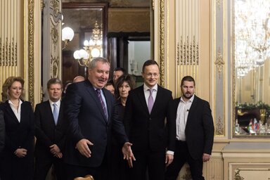 Szijjártó Péter Moszkvában (Fotó: MTI/KKM/Borsos Mátyás)