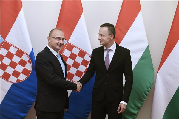 Gordan Grlić-Radman és Szijjártó Péter (Fotó: MTI) Gordan Grlić-Radman és Szijjártó Péter (Fotó: MTI)