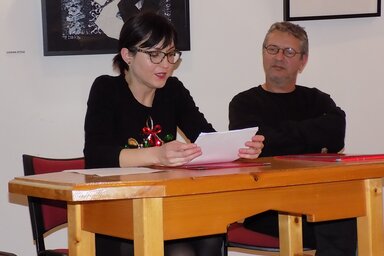 Lázár Szűcs Anikó és Beszédes István (Szögi Csaba felvétele)