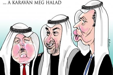 Léphaft Pál karikatúrája