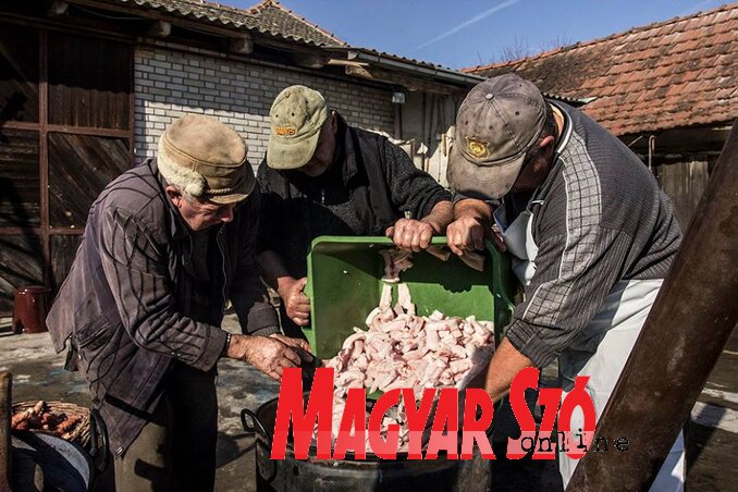 „A férfiak a hússal dolgoztak…” (Petar Dešić fotója)