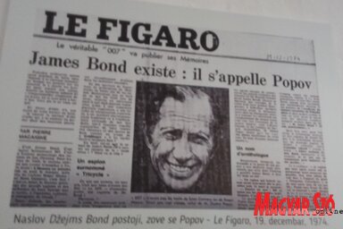 A hetvenes években kötötték össze Popovot Bond alakjával (Fotó: Miklós Hajnalka)