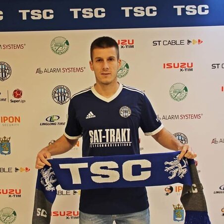 Đuro Zec a TSC első téli igazolása (Fotó: Instagram) Đuro Zec a TSC első téli igazolása (Fotó: Instagram)