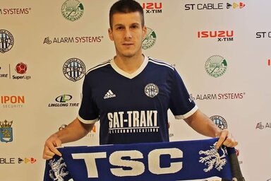 Đuro Zec a TSC első téli igazolása (Fotó: Instagram)