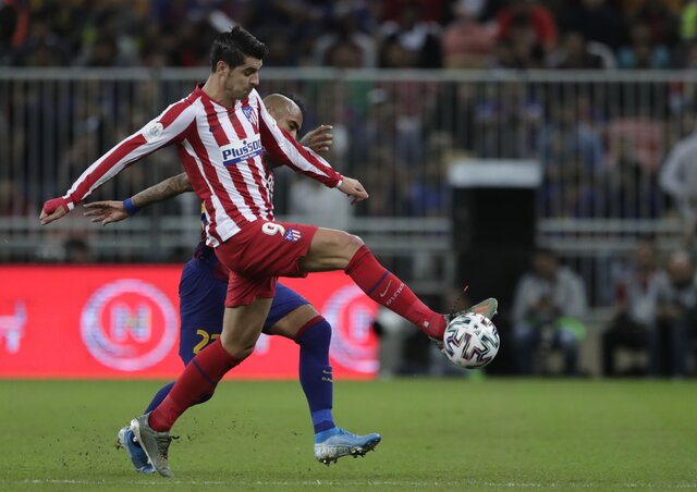 Morata is bevette a Barcelona kapuját (Fotó: Beta/AP)