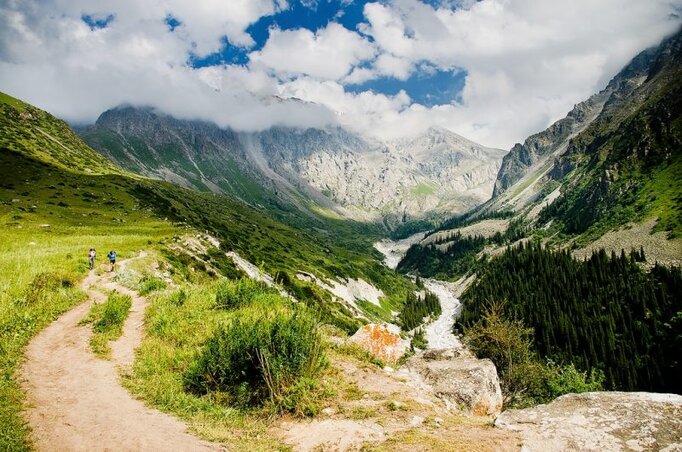 Az Ala-Archa Nemzeti Park hasonlít Svájcra (Czékus Borisz felvétele)