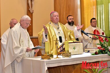 Msgr. Stanislav Hočevar belgrádi érsek és metropolita a Paulinumban (Gergely Árpád felvétele)