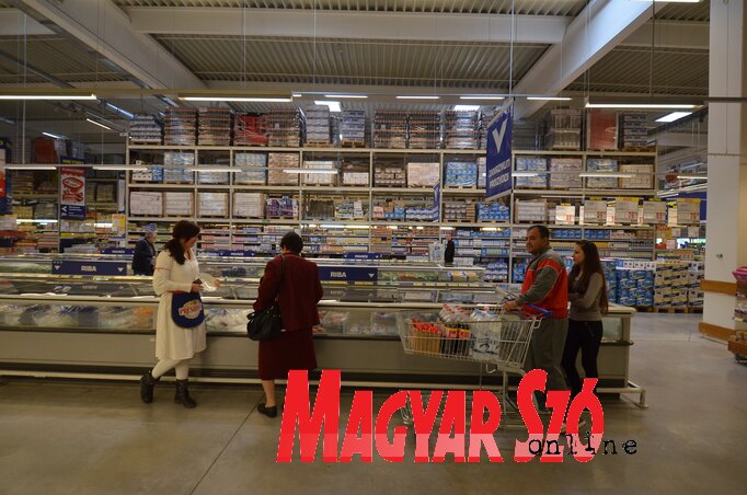 A kereskedelmi láncoknál javulást tapasztaltak (Fotó: Ótos András)