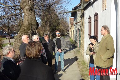 Losoncz Alpár akadémikus Sziveri Jánosra emlékezik (Góbor Béla felvétele)