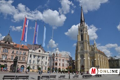 Újvidék központja (Ótos András felvétele)