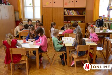 A  szabadkai Kék Nyuszi Óvoda nagycsoportosai (Fotó: Molnár Edvárd)