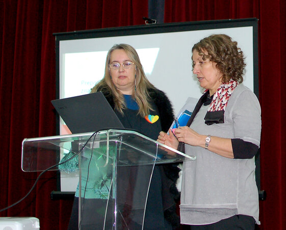 Dr. Lada Marinković és Jasna Cvetković Lay (Bozsoki Valéria felvétele)