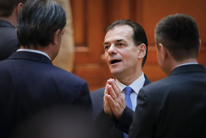 Ludovic Orban miniszterelnök-jelölt (Fotó: Beta/AP) Ludovic Orban miniszterelnök-jelölt (Fotó: Beta/AP)