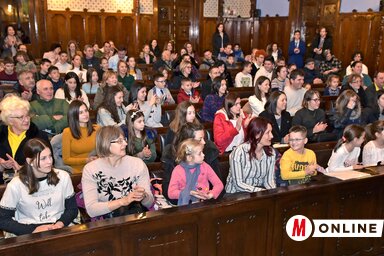Az ifjú matematikusok megtöltötték a Városháza dísztermét (Fotó: Gergely Árpád)