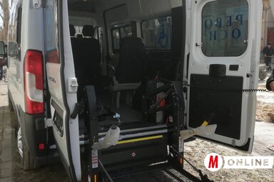 Mozgássérültek szállítására fogják használni az új járművet (Fehér Rózsa felvétele)