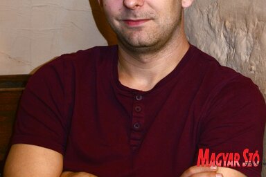 Lénárd Róbert: László Sándor osztálya meg én dolgozunk együtt (Fotó: Dávid Csilla)