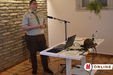 Szabó Hunor előadás közben (Fotó: Patyi Szilárd)