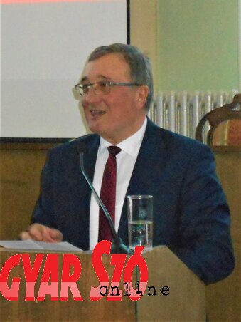 Nyilas Mihály, a Vajdasági Magyar Jogász Egylet elnöke (Fotó: Gruik Zsuzsa)