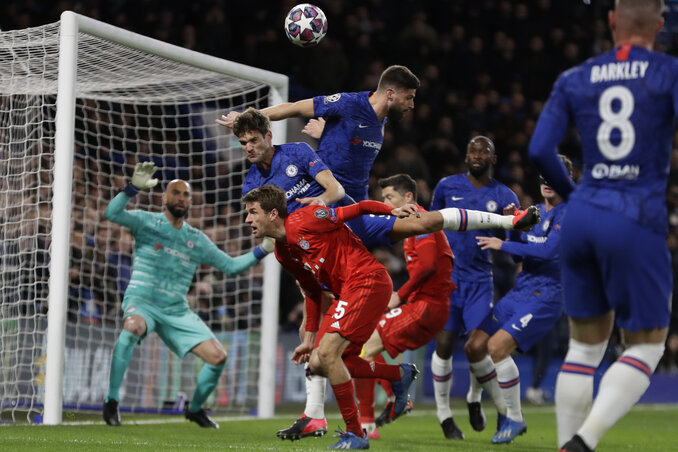 A Chelsea-nek eredményben nem sikerült a Bayern fölé kerekednie (Fotó: Beta/AP) A Chelsea-nek eredményben nem sikerült a Bayern fölé kerekednie (Fotó: Beta/AP)